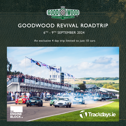 Goodwood Revival Road Trip.  6th - 9th September 2024 BOOKING DEPOSIT